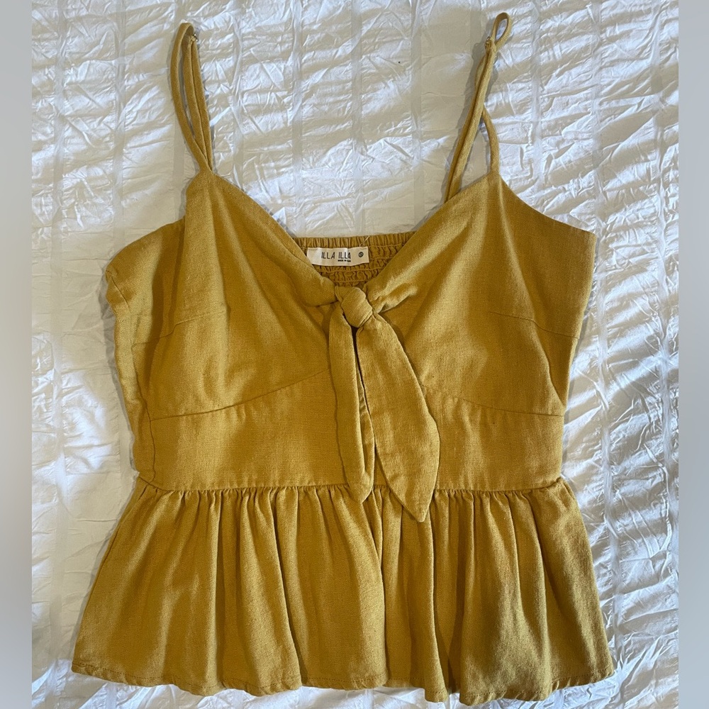 Yellow Crop Top